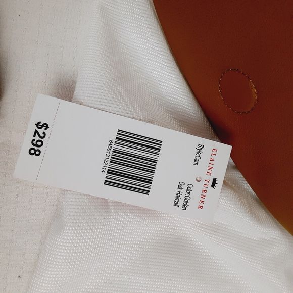 Elaine Turner Cam Crosssbody Bag Calf Hair Golden Flag Handbag with Dust Bag - Picture 12 of 16